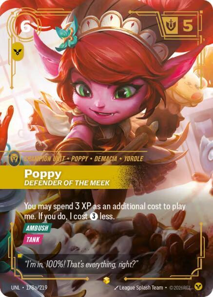 Poppy - Defender of the Meek (Alternate Art) | Unleashed #178a/219