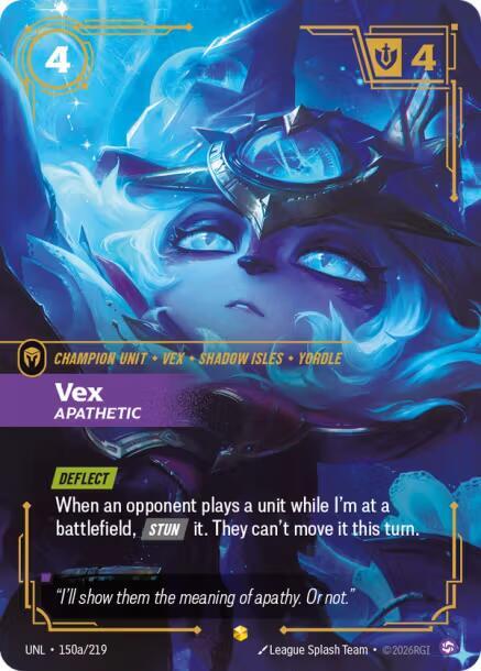 Vex, Apathetic (Alternate Art) | Unleashed #150a/219