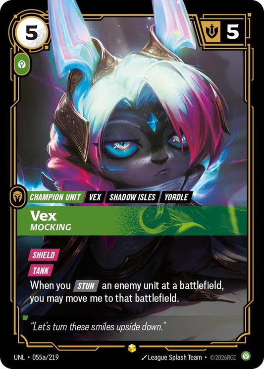 Vex - Mocking (Alternate Art) | Unleashed #055a/219