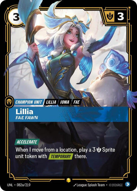 Lillia, Fae Fawn (Alternate Art) | Unleashed #082a/219