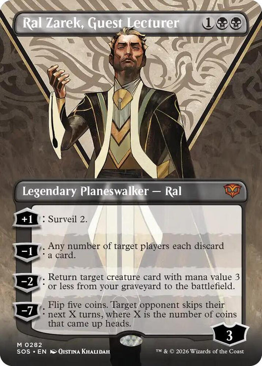 Ral Zarek, Guest Lecturer (Borderless) | Secrets of Strixhaven #282