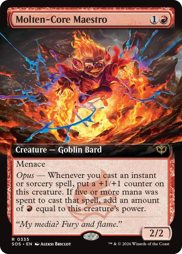 Molten-Core Maestro (Extended Art) | Secrets of Strixhaven #335