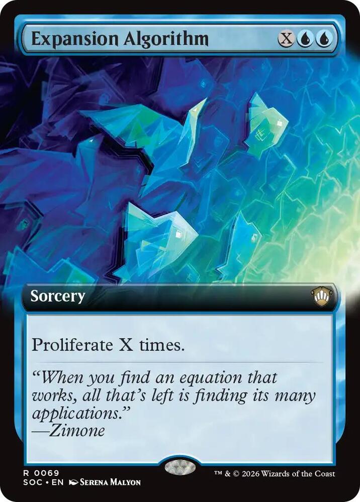 Expansion Algorithm (Extended Art) | Commander: Secrets of Strixhaven #69