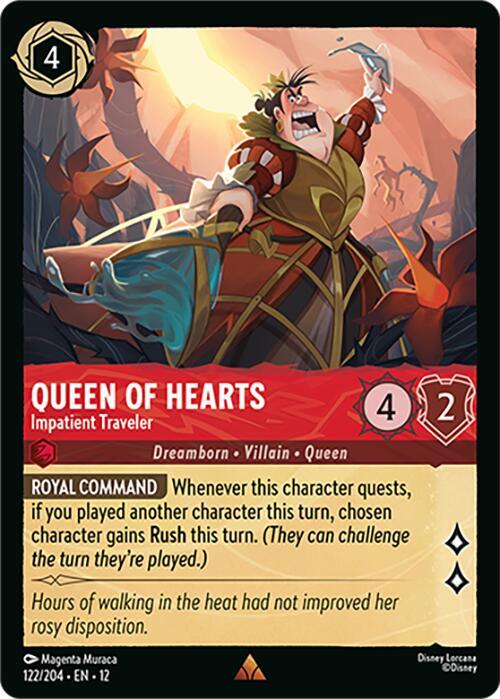 Queen of Hearts - Impatient Traveler | Wilds Unknown #122/204