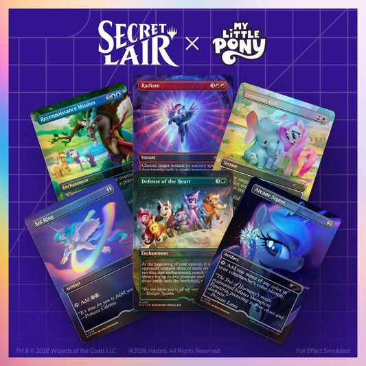 Secret Lair Drop: Secret Lair x My Little Pony: Friendship is Magic - Traditional Foil Edition | Secret Lair Drop Series #unknown