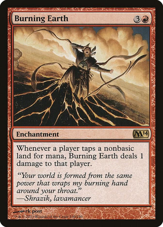 Burning Earth | Magic 2014 (M14) #130