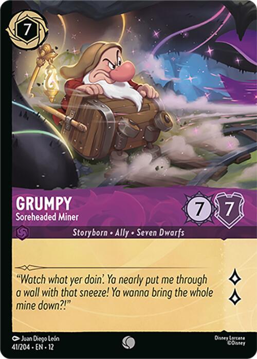 Grumpy - Soreheaded Miner (Foil) | Wilds Unknown #41/204