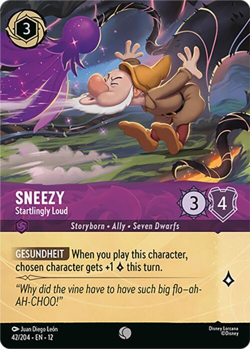 Sneezy - Startlingly Loud (Foil) | Wilds Unknown #42/204