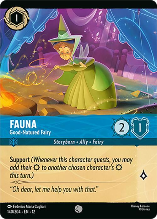 Fauna - Good-Natured Fairy (Foil) | Wilds Unknown #140/204