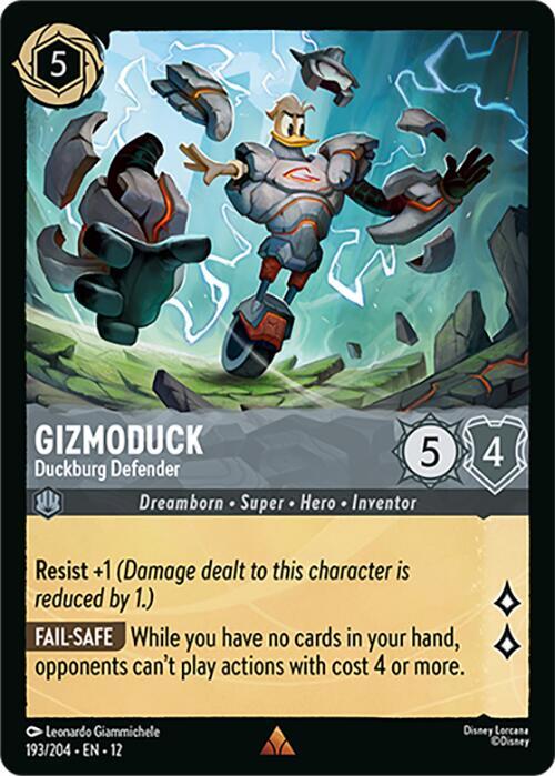Gizmoduck - Duckburg Defender | Wilds Unknown #193/204