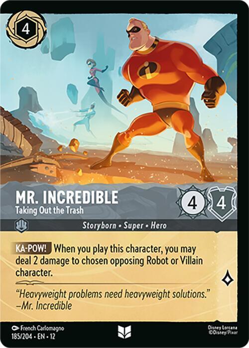 Mr. Incredible - Taking Out the Trash (Foil) | Wilds Unknown #185/204