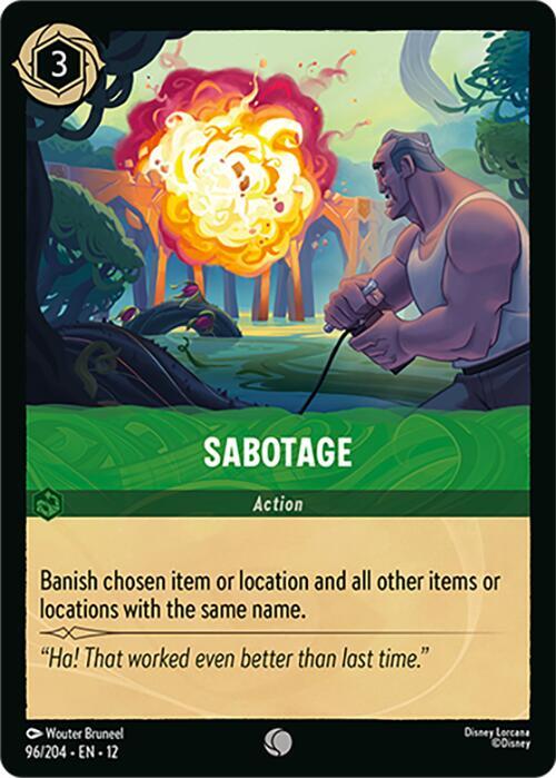 Sabotage | Wilds Unknown #96/204