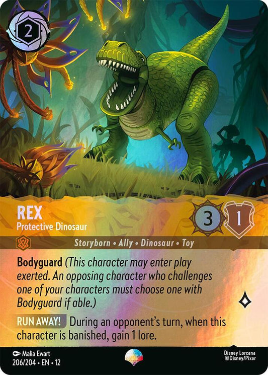 Rex - Protective Dinosaur (Epic) | Wilds Unknown #206/204