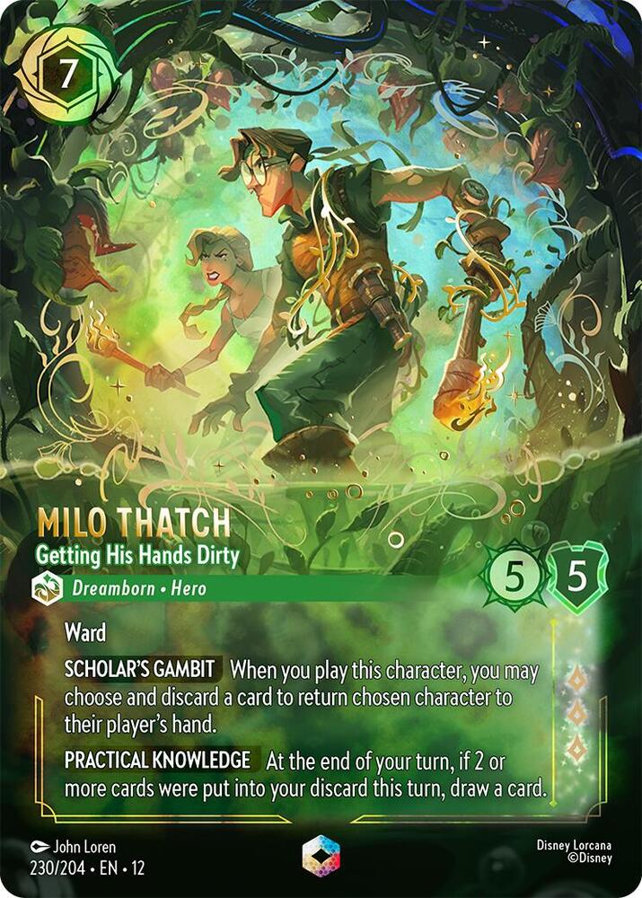 Milo Thatch - Getting His Hands Dirty (Enchanted) | Wilds Unknown #230/204