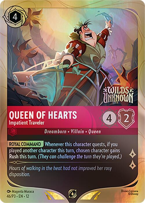 Queen of Hearts - Impatient Traveler | Disney Lorcana Promo Cards #46