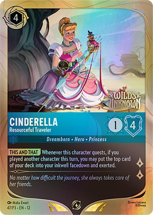 Cinderella - Resourceful Traveler | Disney Lorcana Promo Cards #47