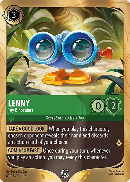 Lenny - Toy Binoculars | Disney Lorcana Promo Cards #49
