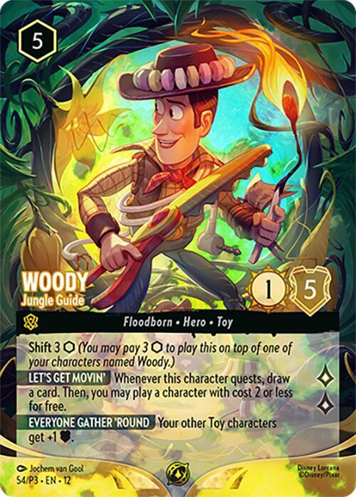 Woody - Jungle Guide (Store Championship) | Disney Lorcana Promo Cards #54