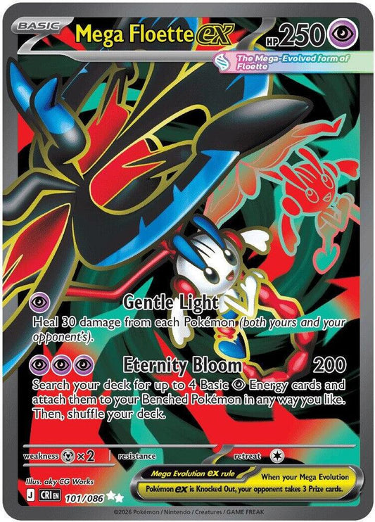 Mega Floette ex - 101/086 | ME04: Chaos Rising #101/086