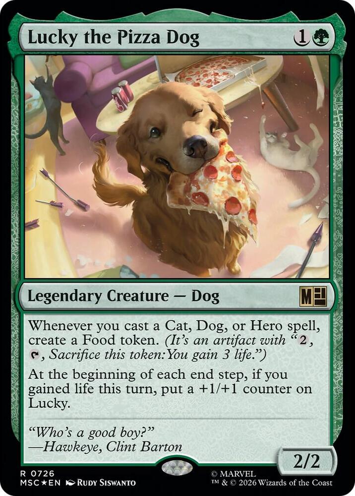 Lucky the Pizza Dog | Commander: Marvel Super Heroes #726