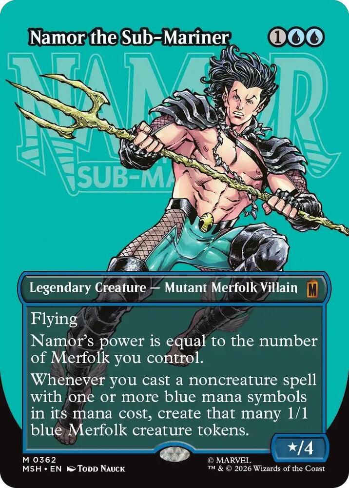 Namor the Sub-Mariner (Borderless) (0362) | Marvel Super Heroes #362