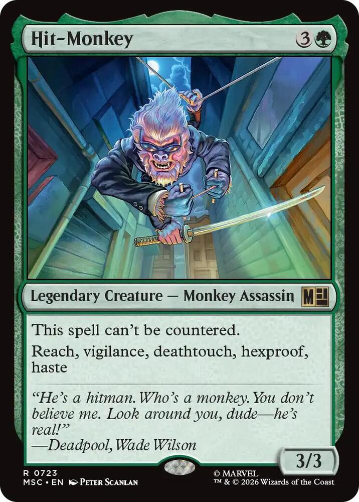 Hit-Monkey | Commander: Marvel Super Heroes #723