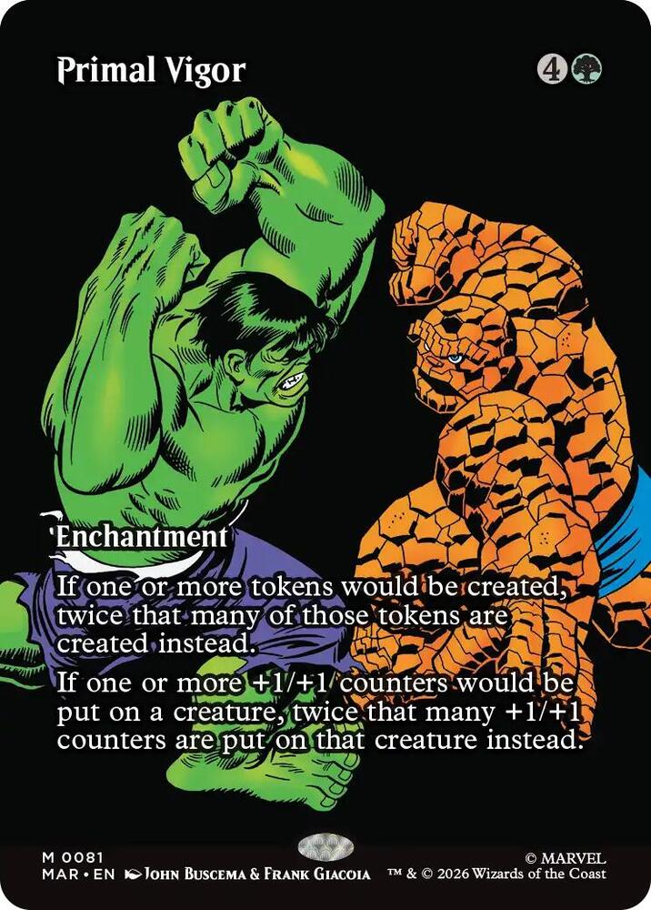 Primal Vigor (Borderless) | Marvel Universe Eternal-Legal #81