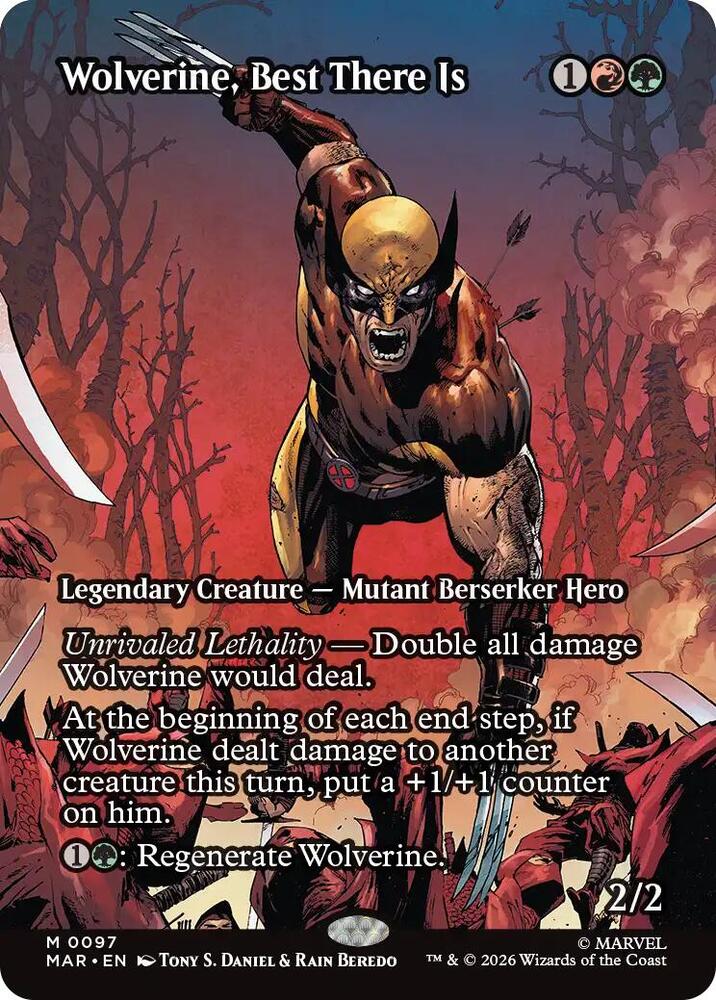 Wolverine, Best There Is (Borderless) | Marvel Universe Eternal-Legal #97