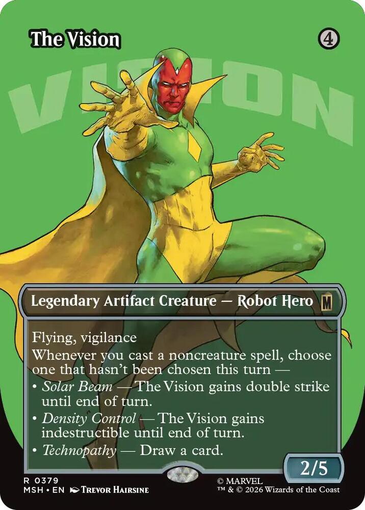 The Vision (Borderless) | Marvel Super Heroes #379