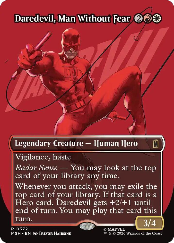 Daredevil, Man Without Fear (Borderless) (0372) | Marvel Super Heroes #372