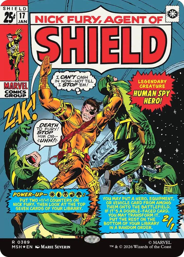 Nick Fury, Agent of S.H.I.E.L.D. (Borderless) (0389) | Marvel Super Heroes #389