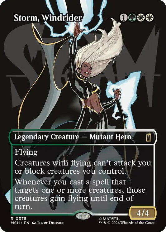 Storm, Windrider (Borderless) | Marvel Super Heroes #375