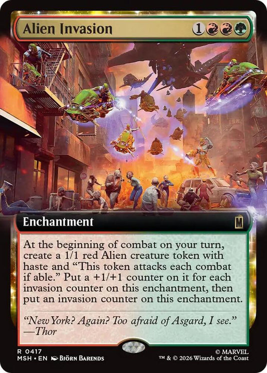 Alien Invasion (Extended Art) | Marvel Super Heroes #417