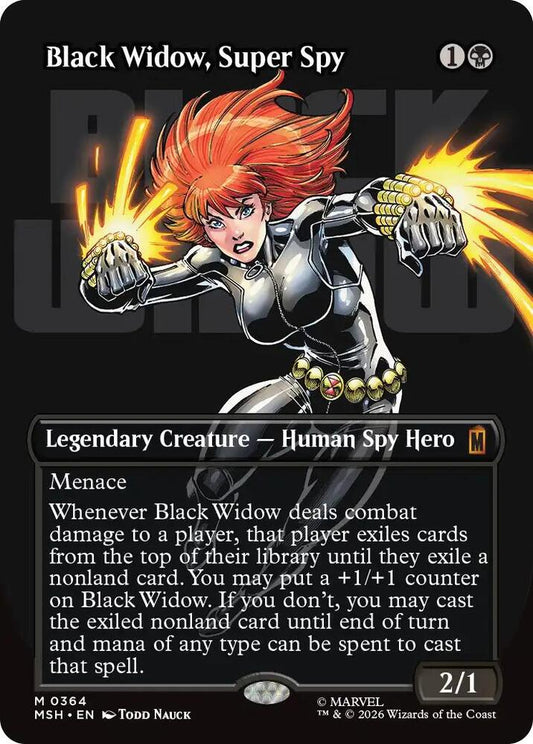 Black Widow, Super Spy (Borderless) (0364) | Marvel Super Heroes #364