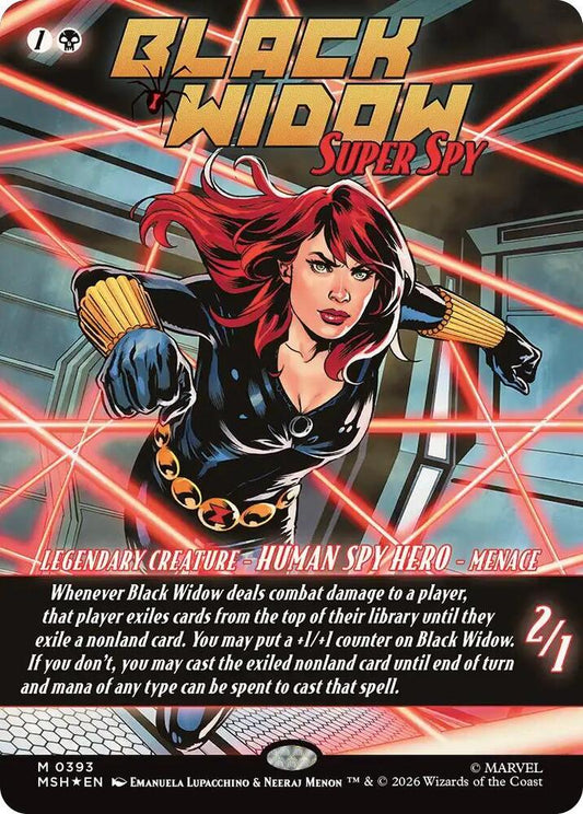 Black Widow, Super Spy (Borderless) (0393) | Marvel Super Heroes #393