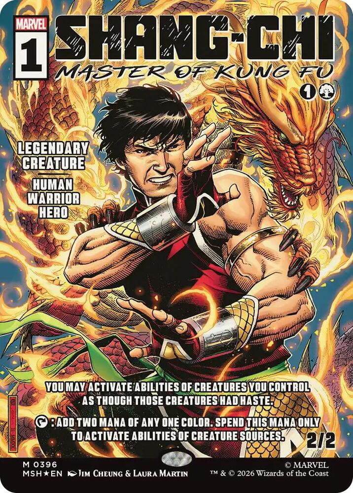 Shang-Chi, Master of Kung Fu (Borderless) (0396) | Marvel Super Heroes #396