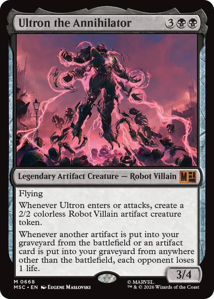 Ultron the Annihilator | Commander: Marvel Super Heroes #668