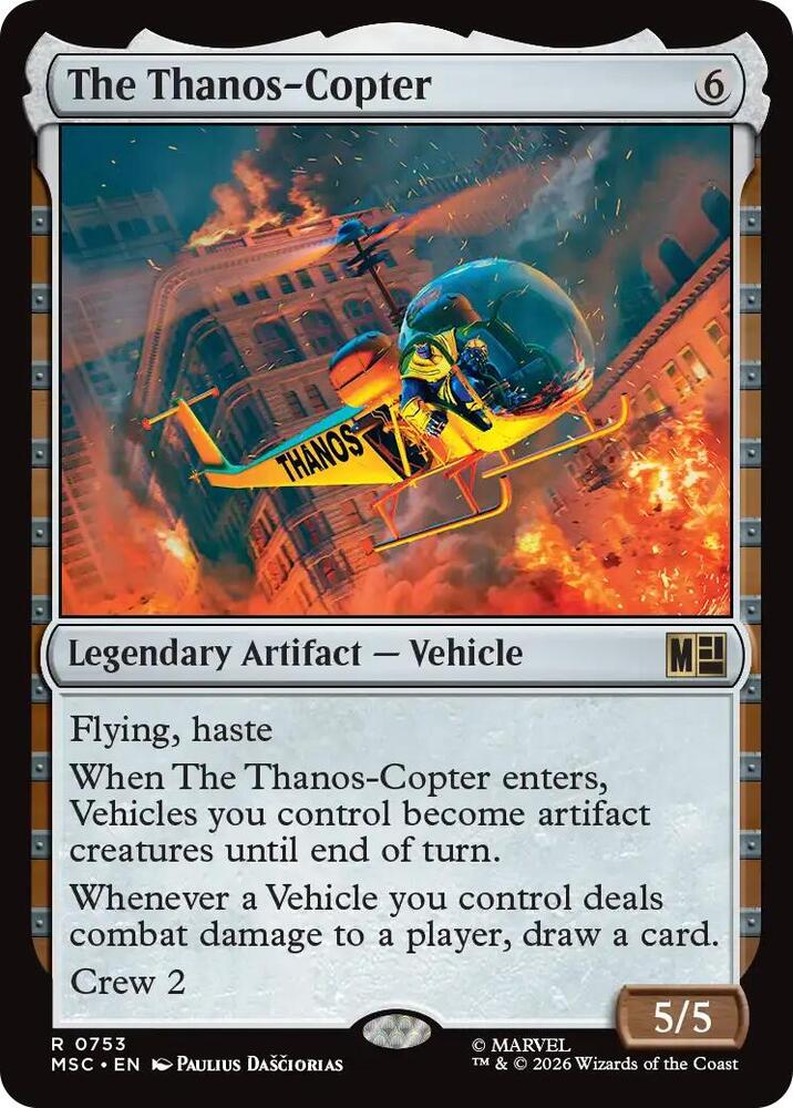 The Thanos-Copter | Commander: Marvel Super Heroes #753
