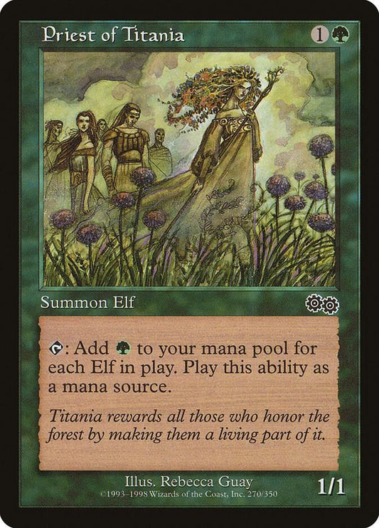 Priest of Titania | Urza's Saga #270