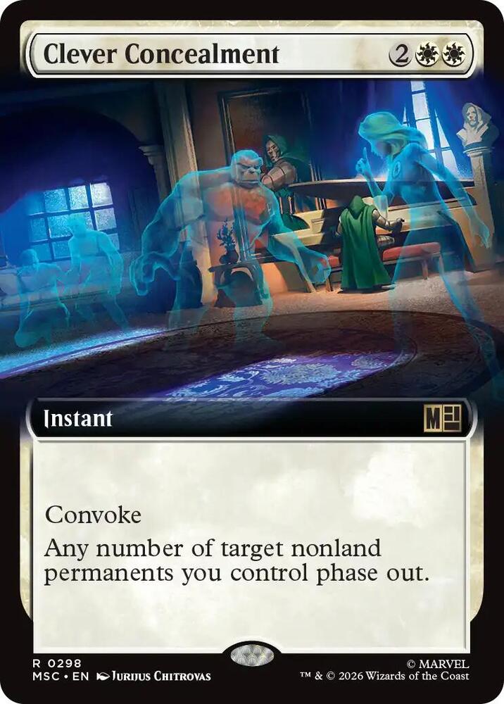 Clever Concealment (Extended Art) | Commander: Marvel Super Heroes #298