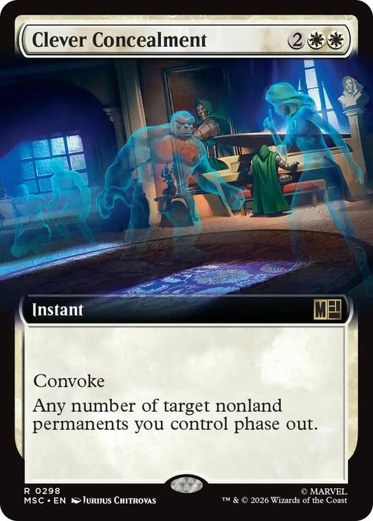 Clever Concealment (Extended Art) | Commander: Marvel Super Heroes #298