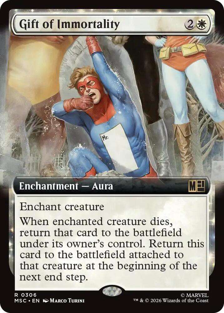 Gift of Immortality (Extended Art) | Commander: Marvel Super Heroes #306