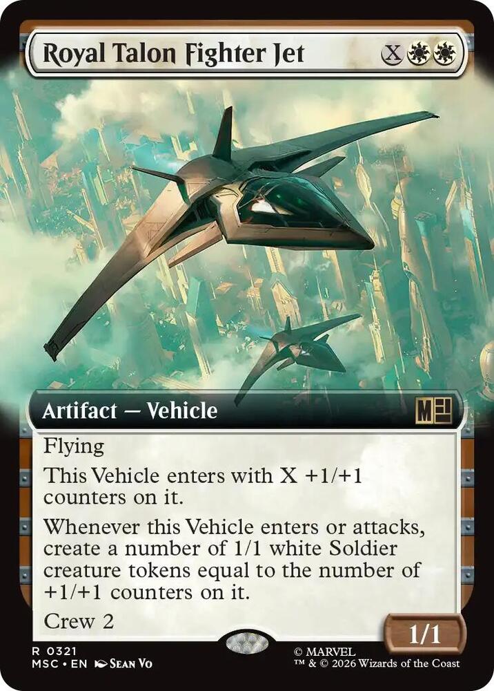 Royal Talon Fighter Jet (Extended Art) | Commander: Marvel Super Heroes #321