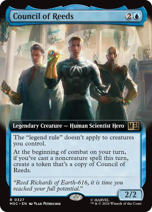 Council of Reeds (Extended Art) | Commander: Marvel Super Heroes #327
