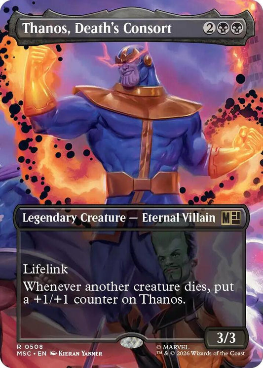 Thanos, Death's Consort (Extended Art) | Commander: Marvel Super Heroes #508