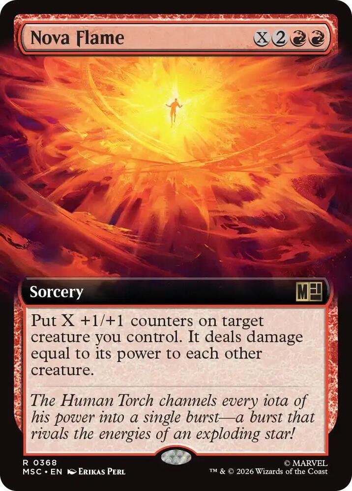 Nova Flame (Extended Art) | Commander: Marvel Super Heroes #368