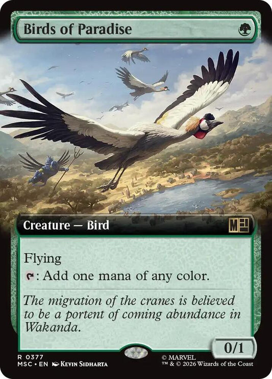 Birds of Paradise (Extended Art) | Commander: Marvel Super Heroes #377