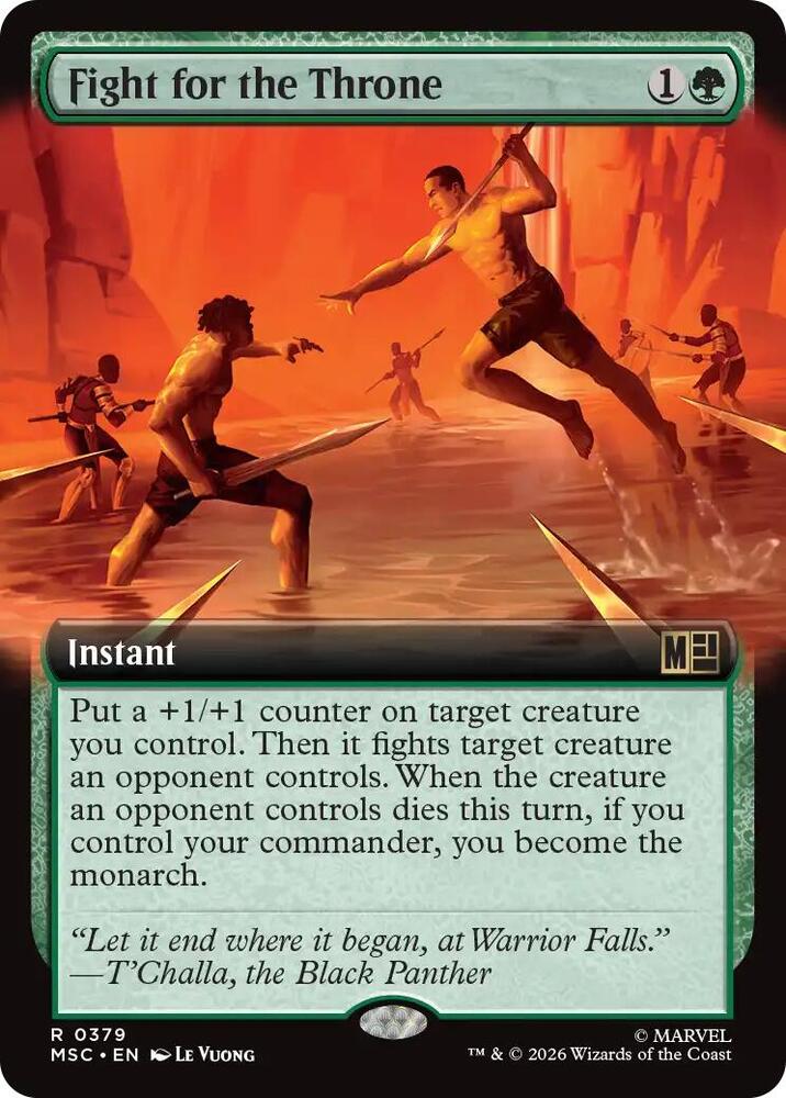 Fight for the Throne (Extended Art) | Commander: Marvel Super Heroes #379