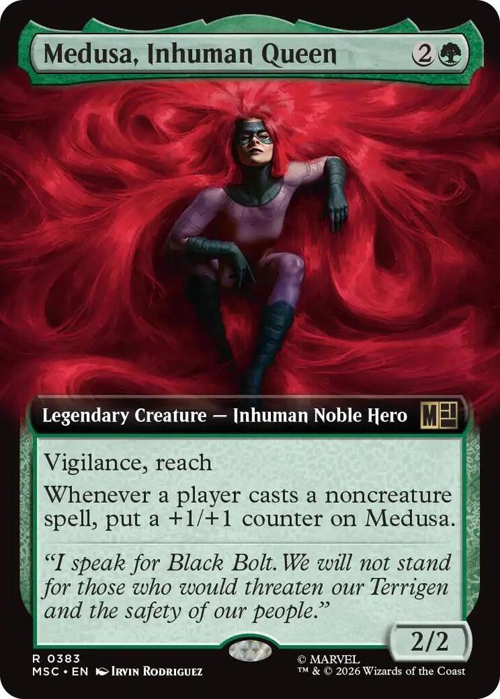 Medusa, Inhuman Queen (Extended Art) | Commander: Marvel Super Heroes #383