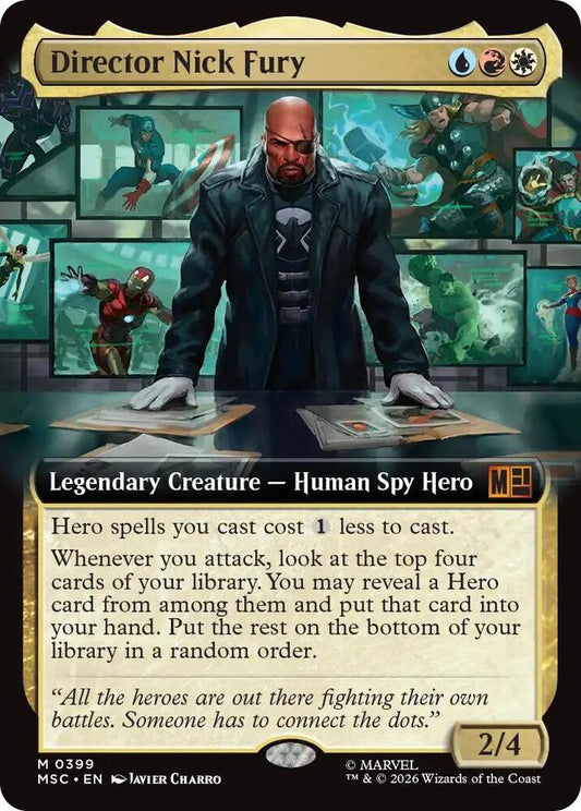 Director Nick Fury (Extended Art) | Commander: Marvel Super Heroes #399
